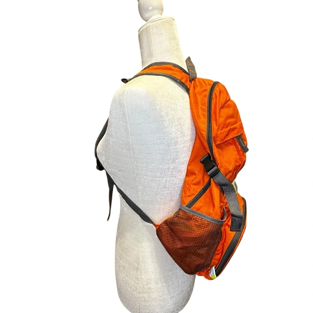 Olar Hike Orange & Gray Backpack, Durable Fabric, Padded Straps perfect 4 hiking